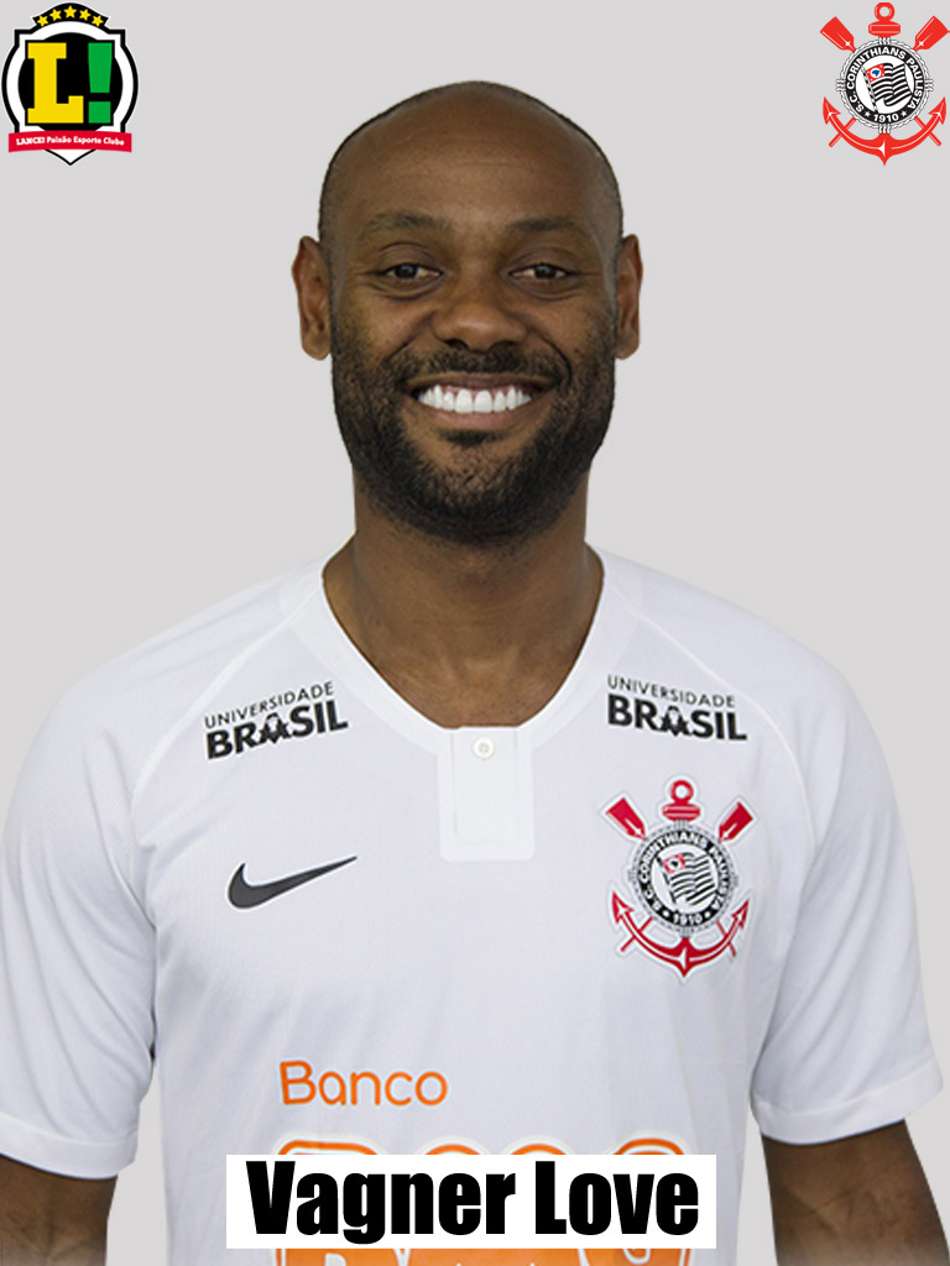 Os números de Vagner Love em sua reestreia pelo Corinthians