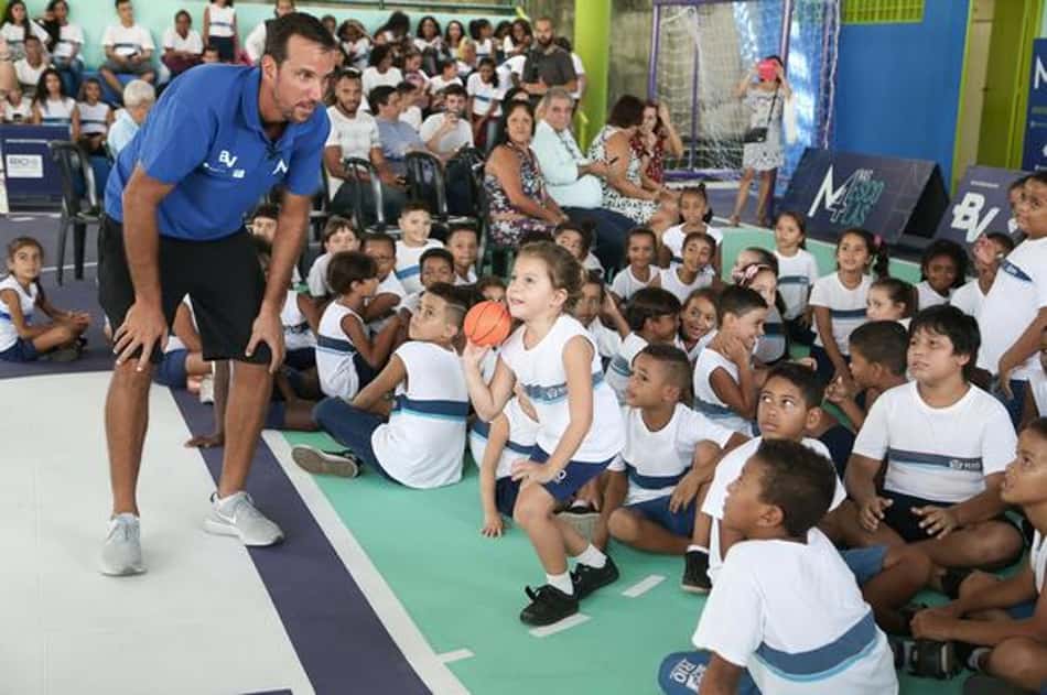 O ex-capitão da Seleção Brasileira participou de várias brincadeiras (Bruno Lorenzo)