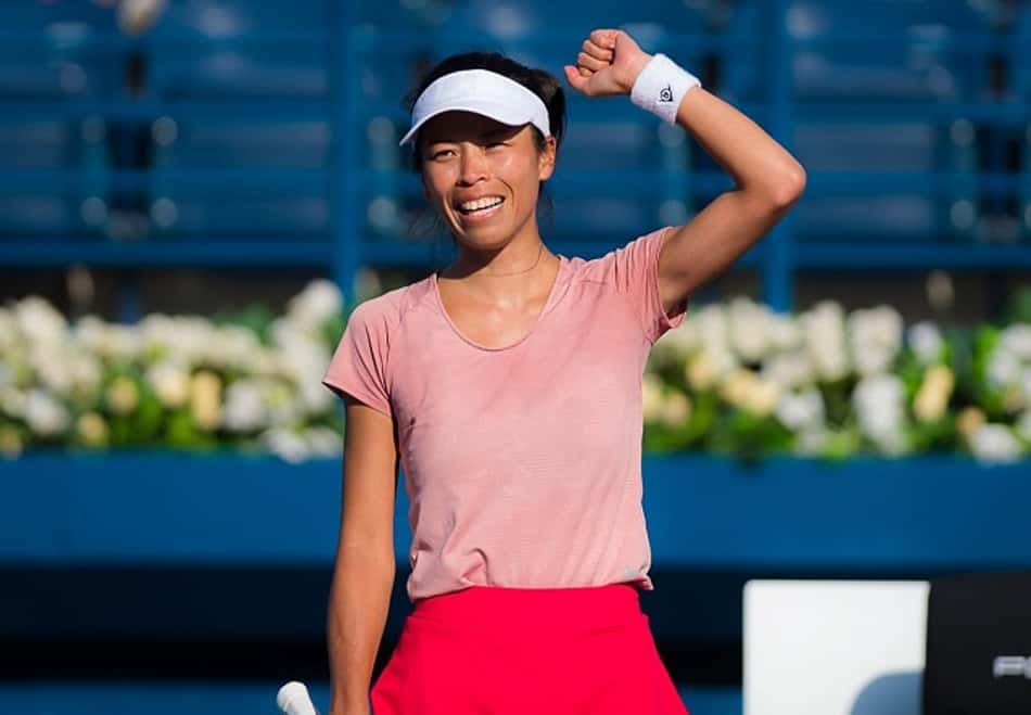 Su-Wei Hsieh no WTA Premier de Dubai em 2019
