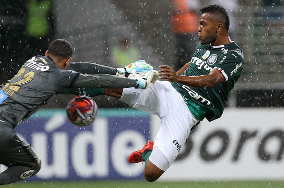 O empate sem gols com o Santos teria um rumo diferente se Borja não perdesse gol 'feito' ainda no primeiro tempo. Já com Everson vencido, ele errou o chute e Gustavo Henrique tirou. Dudu foi o melhor do Verdão no clássico (notas por Carlos Andrade) 