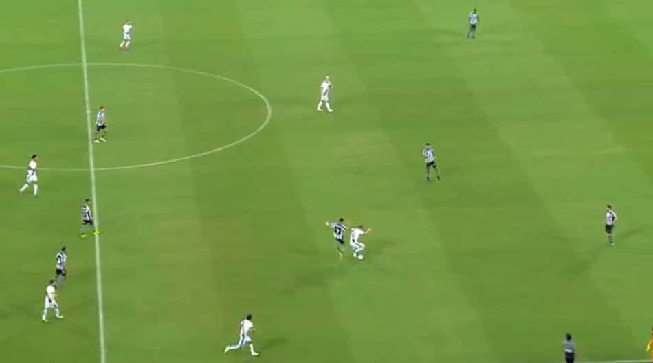 Frame gol do Vasco x Botafogo