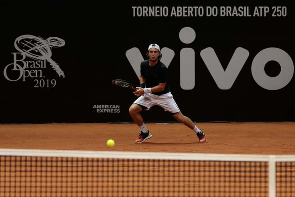 Marco Trungelliti na estreia do Brasil Open 2019 contra Taro Daniel