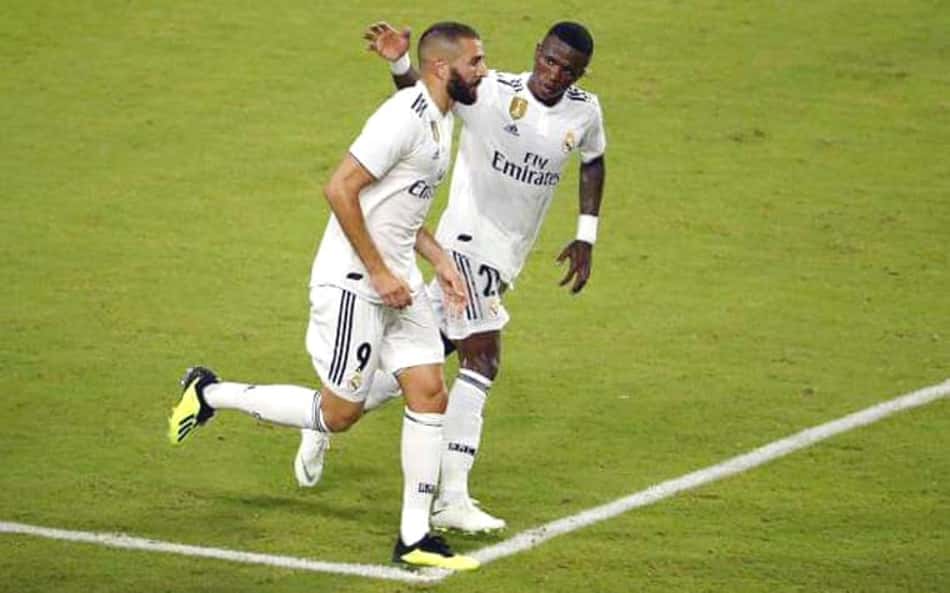 Benzema e Vinicius Jr