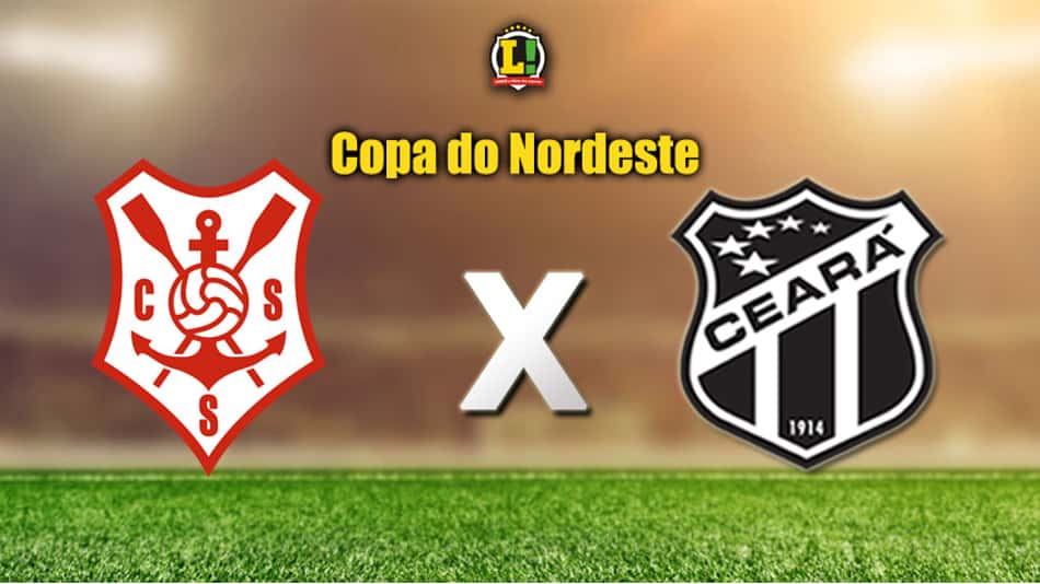 Ceará visita o Sergipe para encaminhar classificação na Copa do Nordeste