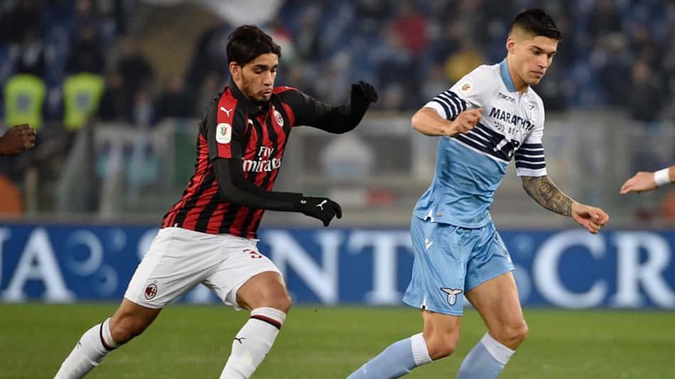 Lazio e Milan empatam em jogo de ida da semifinal da Copa da Itália