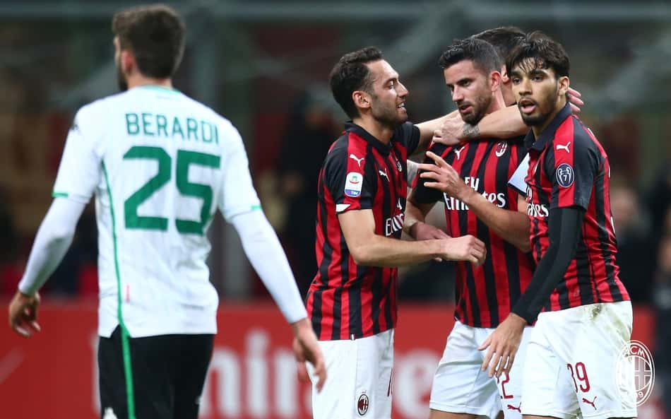 Com Paquetá, Milan derrota o Sassuolo e assume 3º lugar na Itália