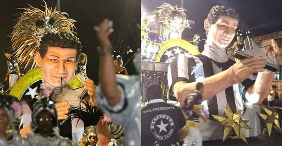 Ganso, é você? Escola de samba faz homenagem a Túlio Maravilha, mas vira piada na web