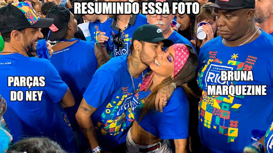 Imagens de Anitta e Neymar inspiram memes