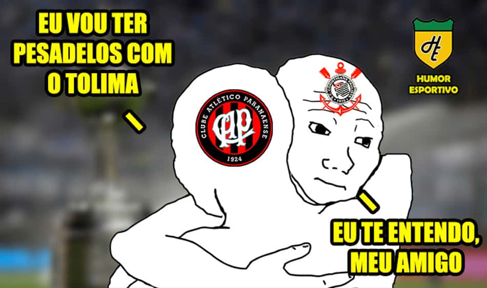Corinthians é lembrado após derrota do Athletico para o Tolima