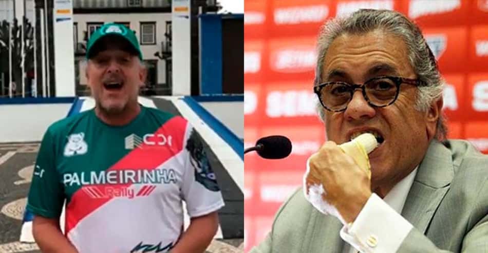 Paulo Nobre provoca ex-presidente do São Paulo: 'Sabe o que fazer com aquela banana?'