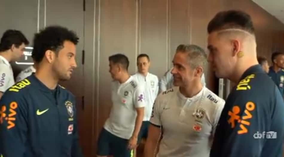 Jogadores se apresentam à Seleção Brasileira