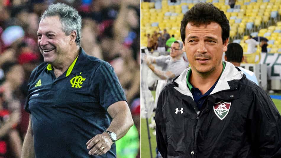 Montagem Abel Braga e Fernando Diniz