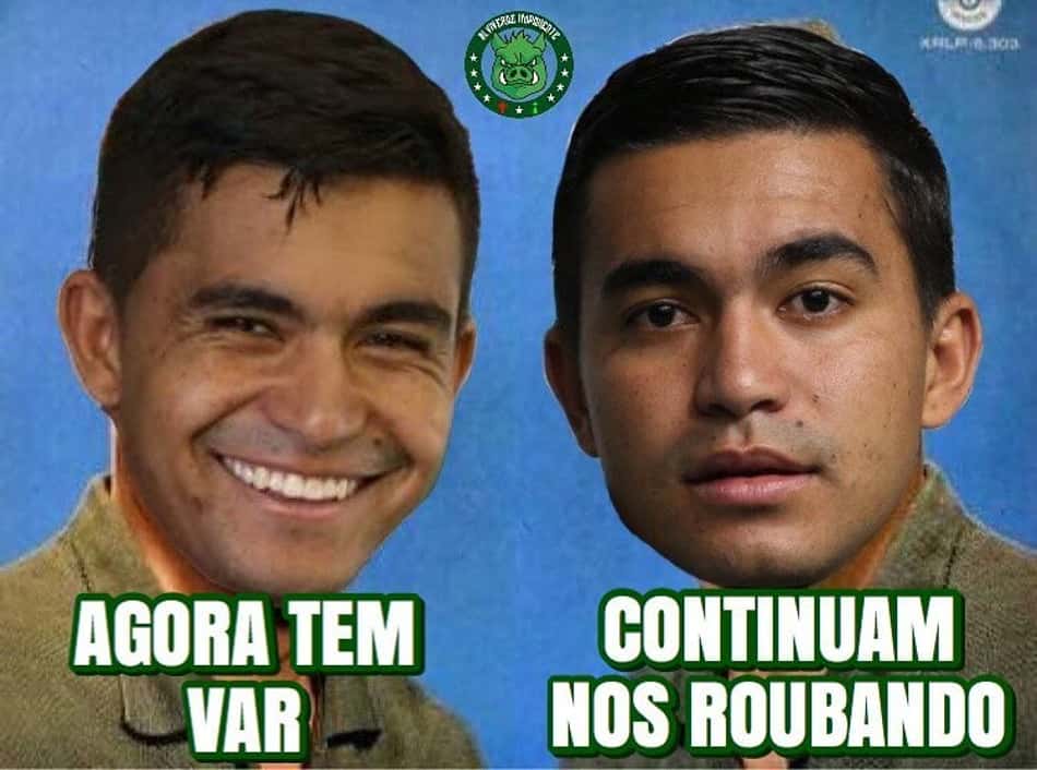 Palmeirenses ironizam VAR e afirmam: 'Em casa a gente resolve'