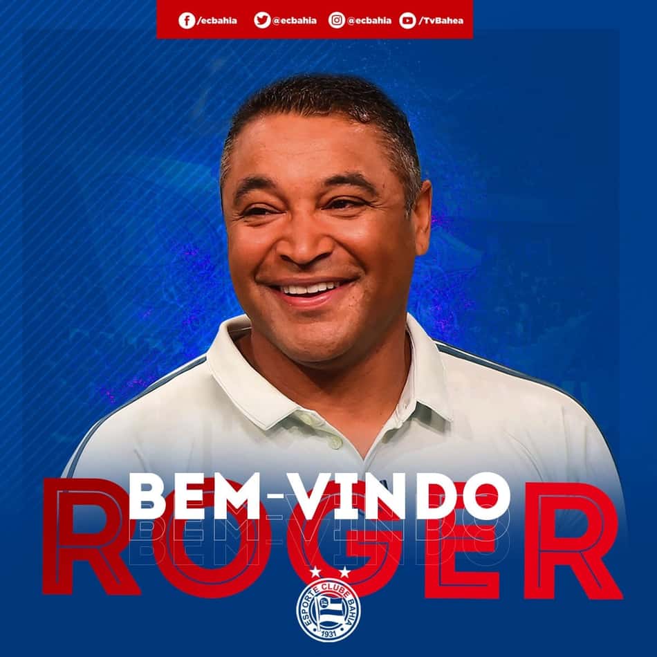 Roger Machado é anunciado oficialmente como novo técnico do Bahia