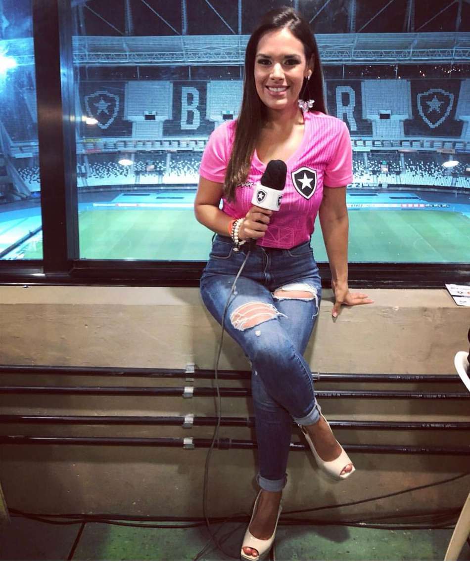 Ex-gandula do Botafogo é a nova locutora do estádio Nilton Santos