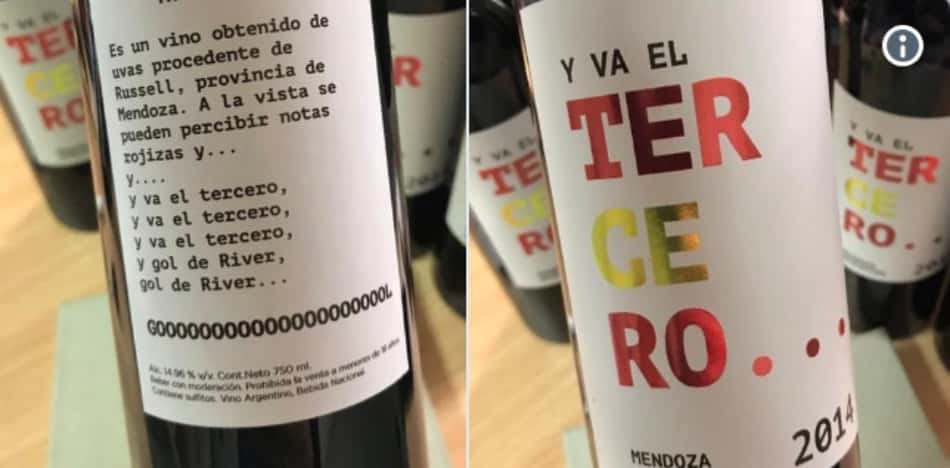 Enólogos produzem vinho em homenagem ao gol do título do River Plate da Copa Libertadores de 2018