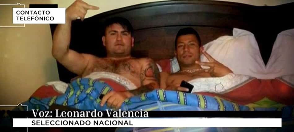 TV mostra fotos de Leo Valencia ao lado de narcotraficantes chilenos