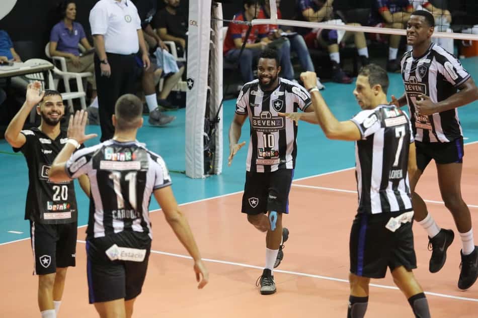 Botafogo faz festa da torcida e conquista a Superliga B masculina