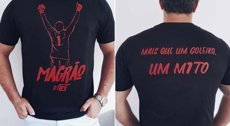 Camisa comemorativa - goleiro Magrão