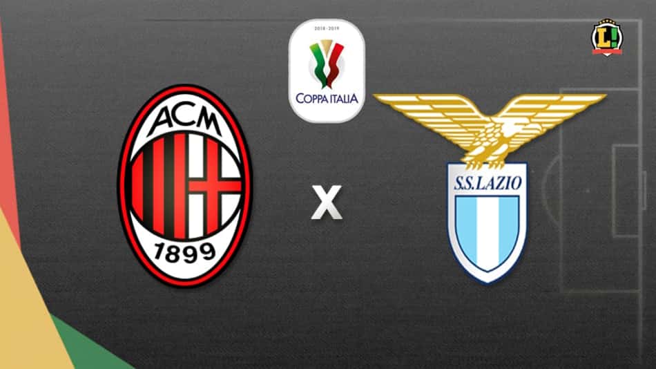 Milan e Lazio decidem quem será o primeiro finalista da Copa da Itália