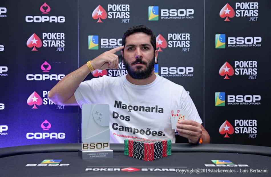 Após ficar com 2 blinds, Luiz Cláudio Cunha vence o 1-Day High Roller