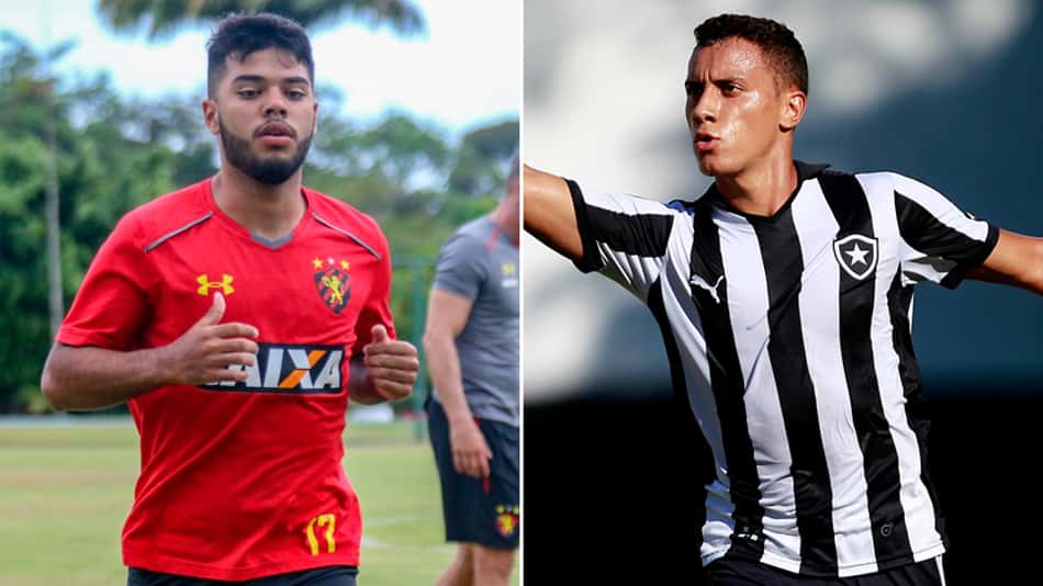 Emprestados pelo Botafogo: Leandrinho renova com o Sport e Gorne é anunciado no Confiança