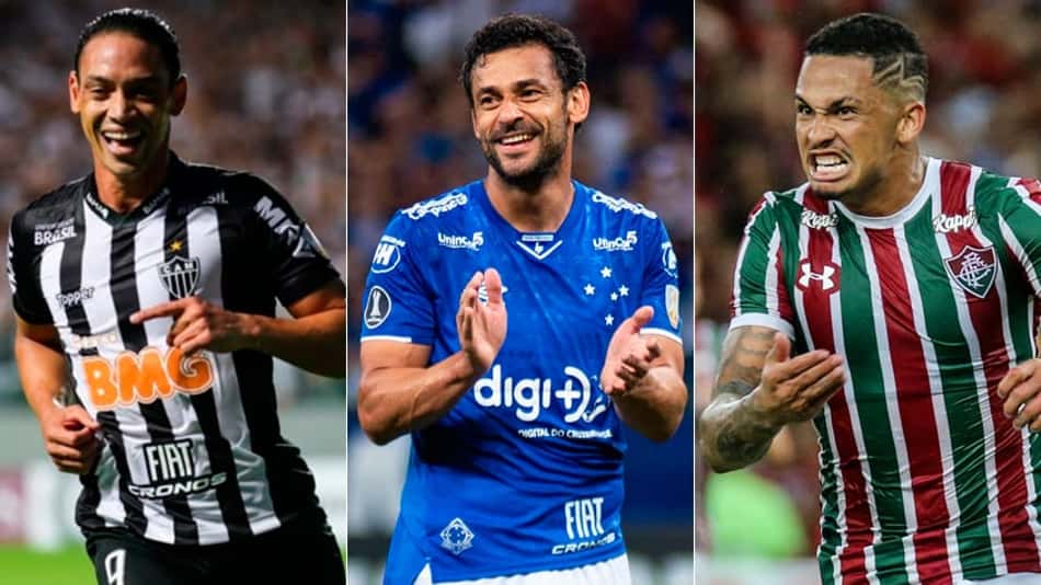Veja quem são os artilheiros dos 12 principais times do Brasil em 2019