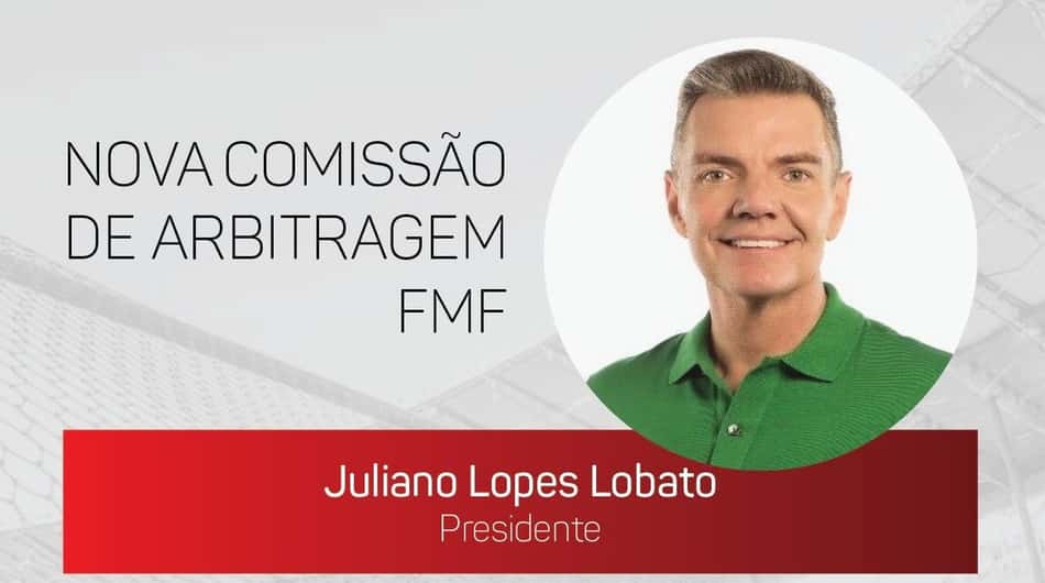 FMF contrata Juliano Lopes Lobato para presidir comissão de arbitragem