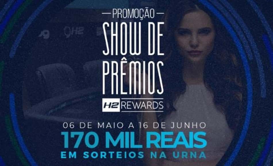 Show de Prêmios do H2 Rewards dará R$ 170 mil. Veja como participar