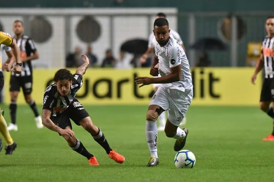 O Santos empatou por 0 a 0 com o Atlético-MG, no Independência, na partida de ida das oitavas de final da Copa do Brasil. O Peixe fez um bom primeiro tempo, mas caiu no segundo. Everson, Aguilar, Jorge (foto) e Pituca foram os melhores da equipe (notas por João Vitor Castanheira) 