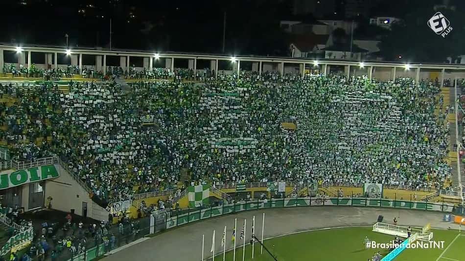 Mosaico da torcida do Palmeiras vira piada na web