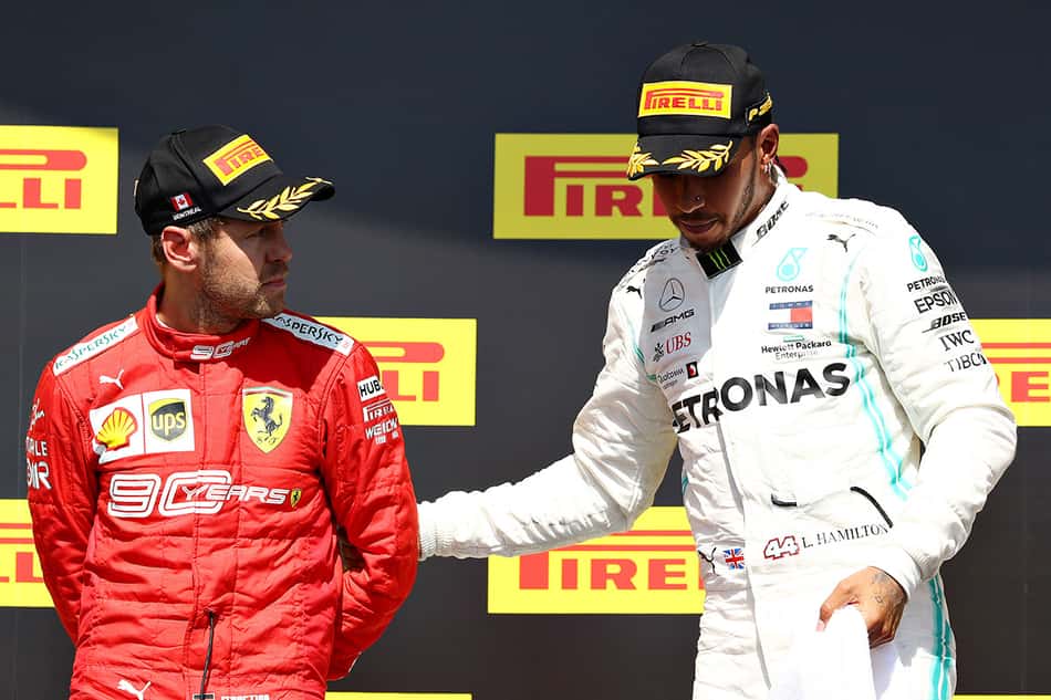 Vettel e Hamilton - Canadá F1 2019