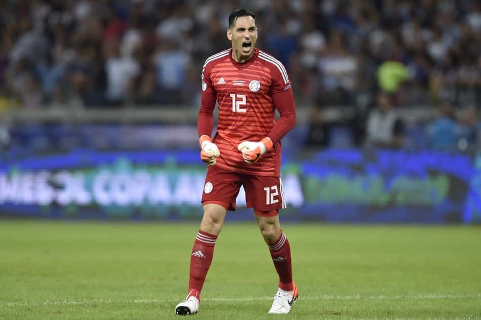 Argentina x Paraguai - Gatito Fernandez