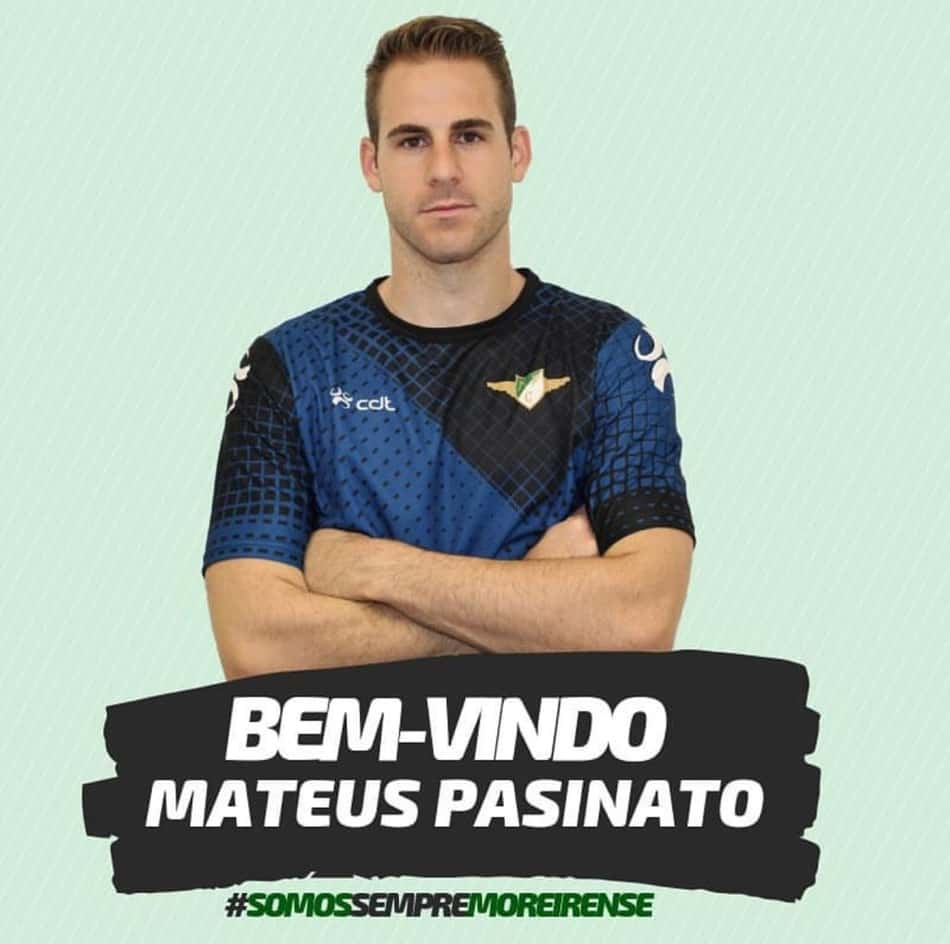 Ex-São Bento, Mateus Pasinato chega a Portugal e assina com o Moreirense