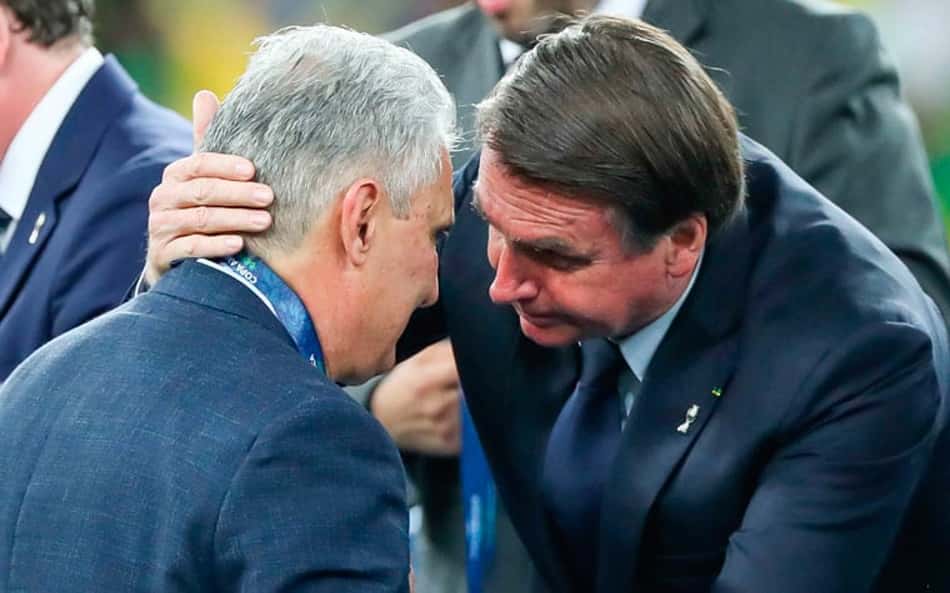 Bolsonaro se movimenta nos bastidores para CBF demitir Tite, segundo jornal