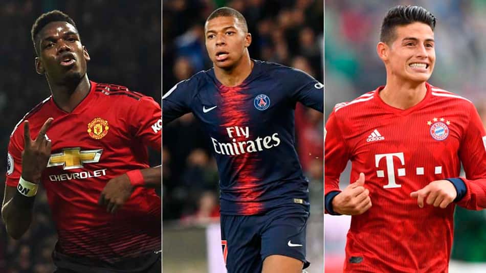 Pogba, Mbappé, James… veja o vaivém europeu desta quarta-feira