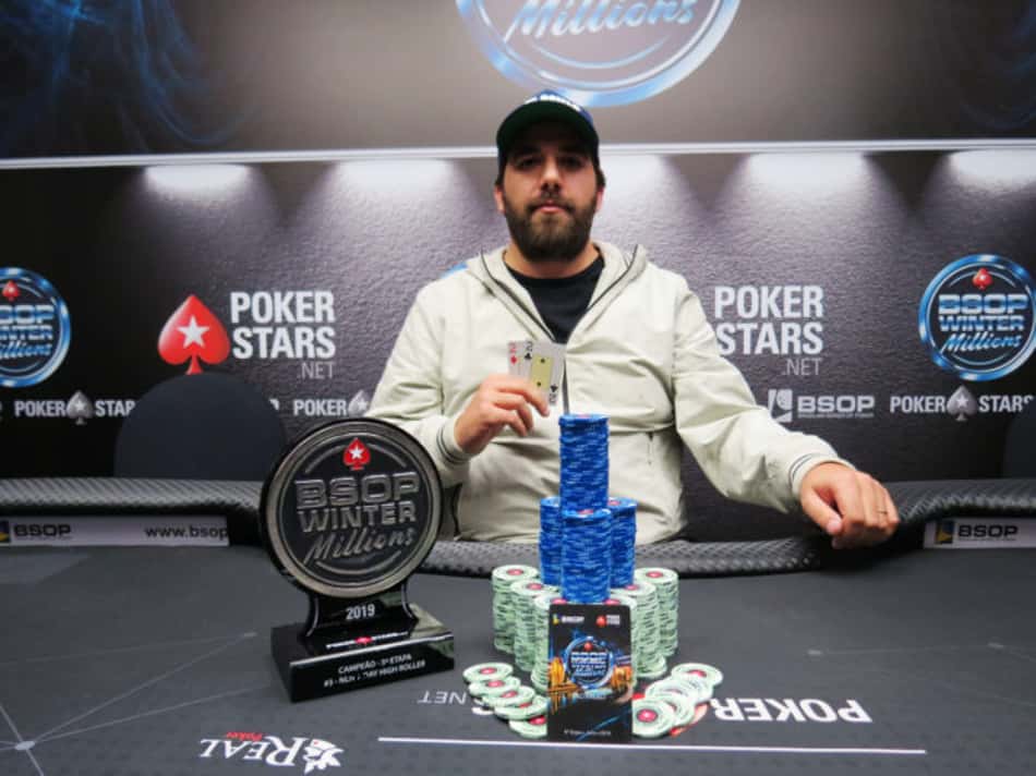 Camilo George é campeão do 1-Day High Roller do BSOP Winter Millions