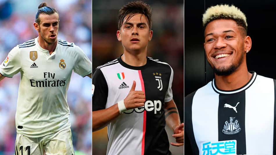 Bale, Dybala, Joelinton… Veja o melhor do vaivém nesta terça-feira