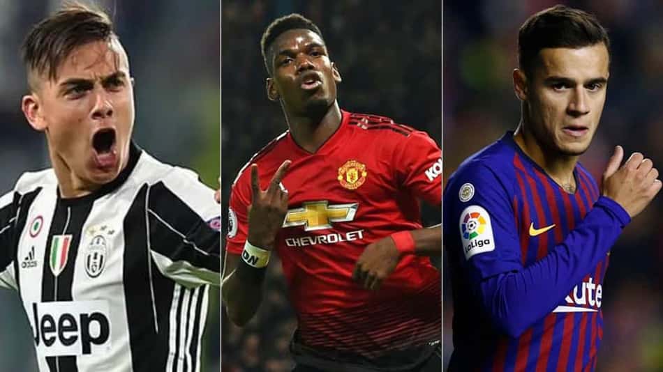 Dybala, Pogba, Coutinho… veja o vaivém europeu desta quarta