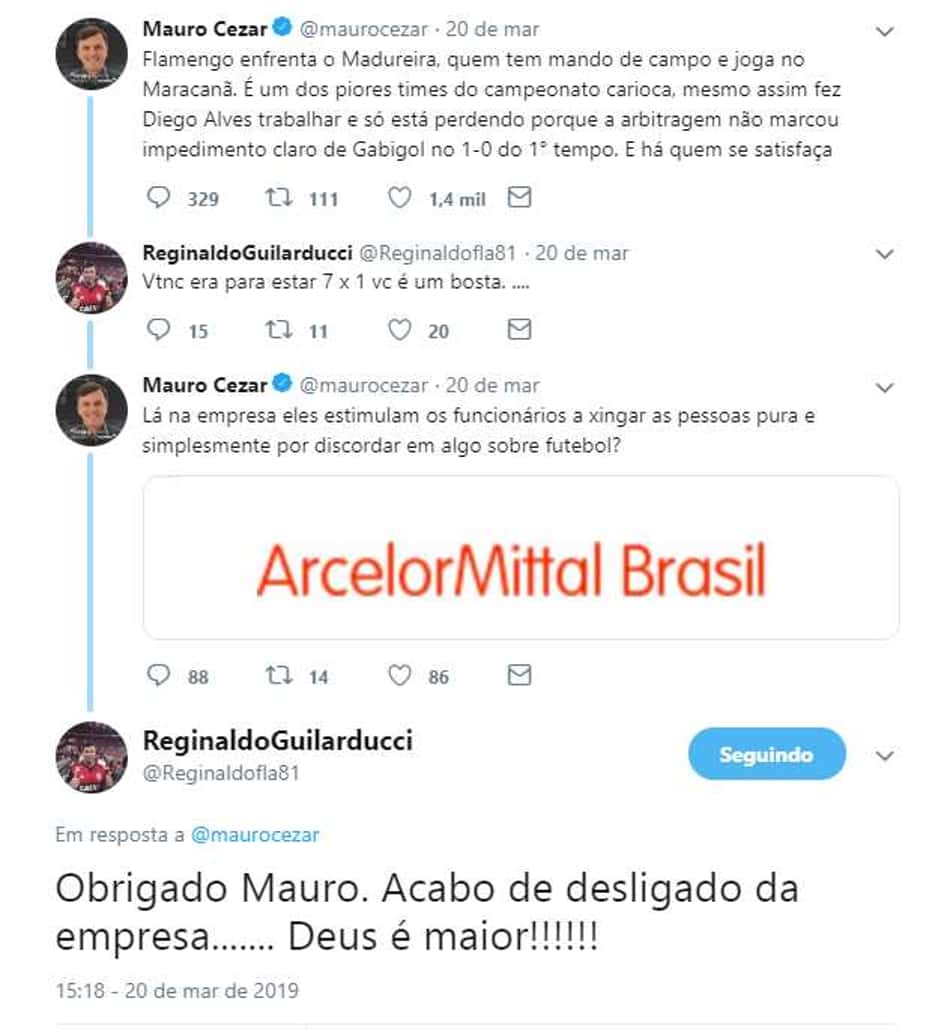 Mauro Cezar x Torcedor