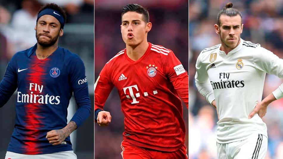 Neymar, James, Bale… veja o vaivém europeu desta sexta-feira