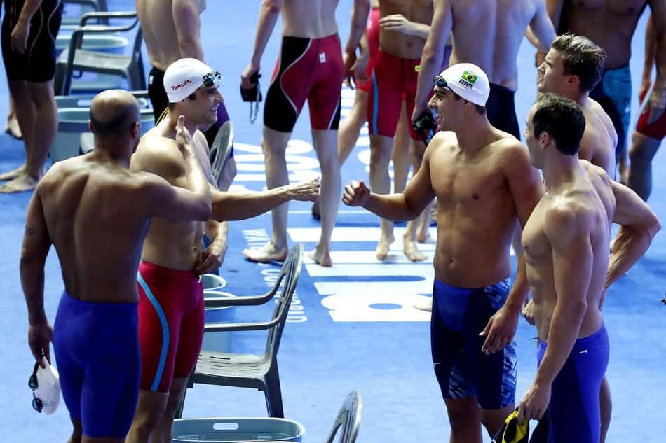 Brasil 4x100m medley - Mundial de Natação