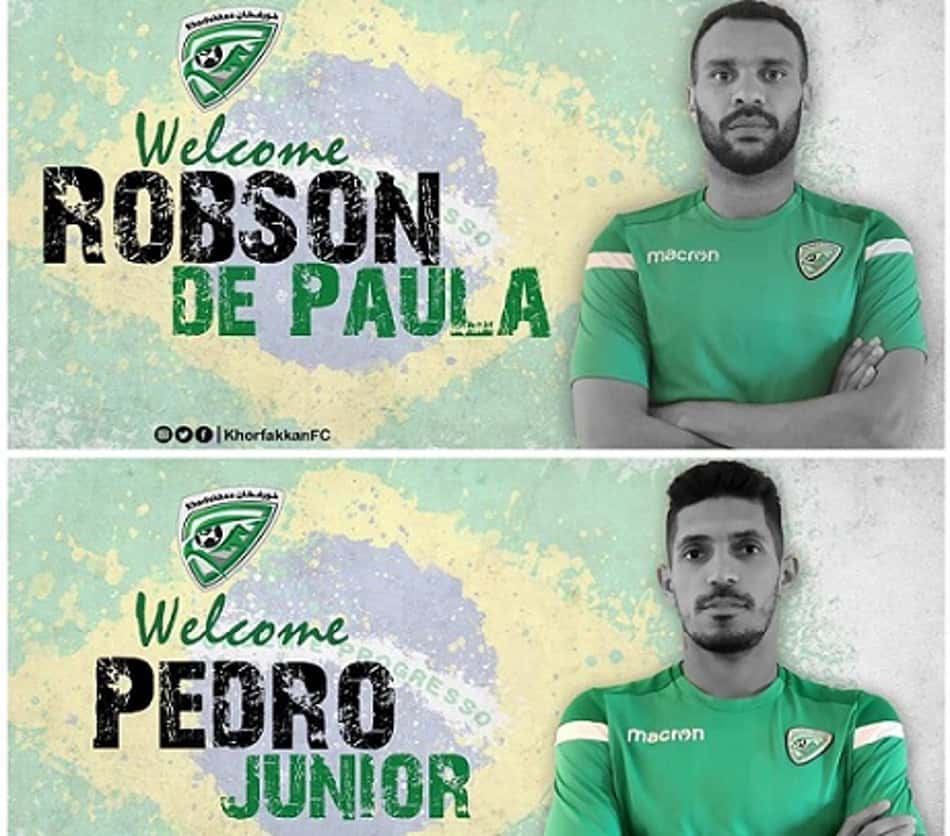 Pedro Junior e Robson - Khorfakkan