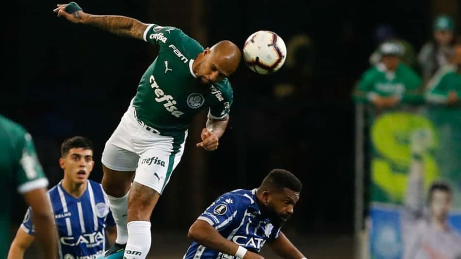 Com 'obsessão' pela Liberta, Felipe Melo comemora vaga do Palmeiras