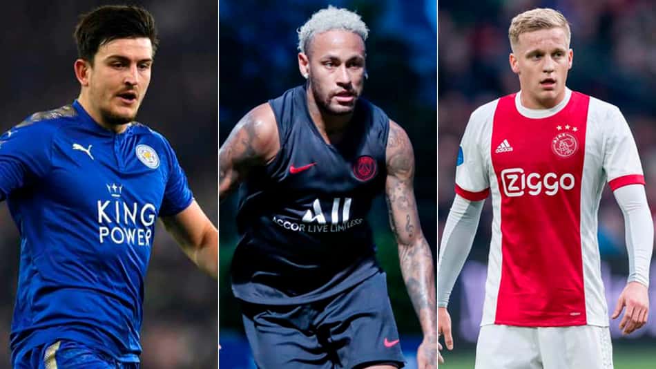 Real atrás de Van de Beek, Neymar e PSG em guerra, e recorde por Maguire: o vaivém desta sexta