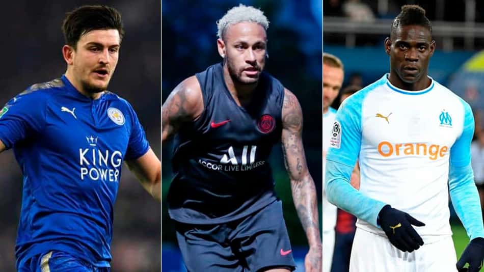 Maguire, Neymar, Balotelli… o vaivém europeu desta segunda