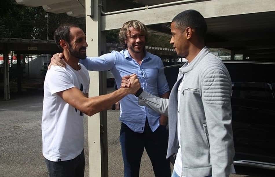 Juanfran, Lugano e Bruno Alves