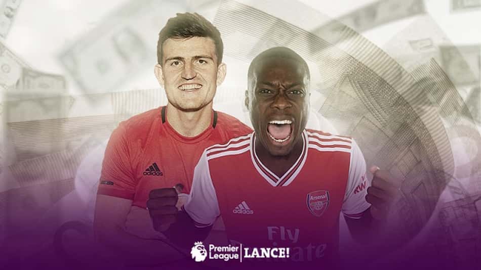 Montagem United e Arsenal