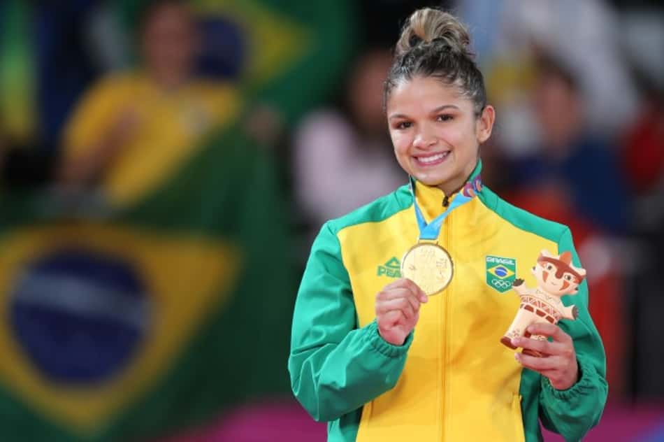 Larissa Pimenta ouro judô