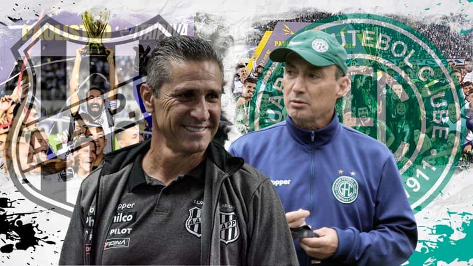 Ponte x Guarani: glórias no passado e momentos difíceis no presente